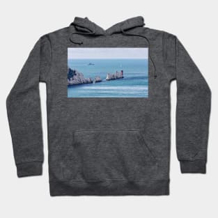 The Needles with passing Boat Hoodie